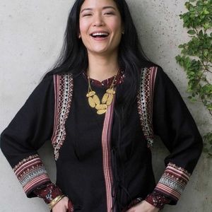 "Noonday Collection" Stepping Stone bib necklace